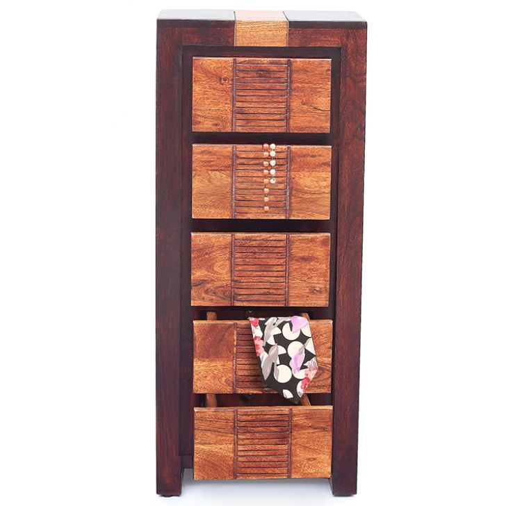Magnum Chest Of Five Drawers Honey